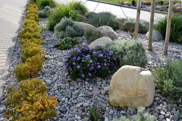 Decorative Rock Installation in Glenview