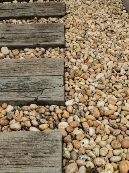 Pea Rock Installation in Glenview